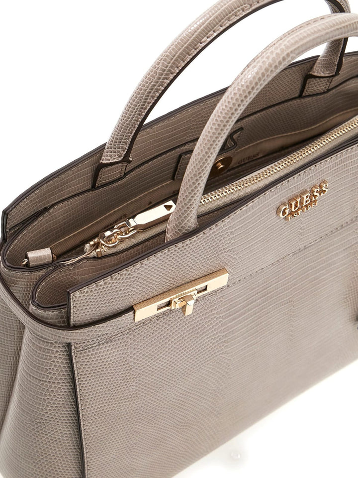 Guess Torba Na Ramię Melinda Triple Comp Light Taupe KL993306