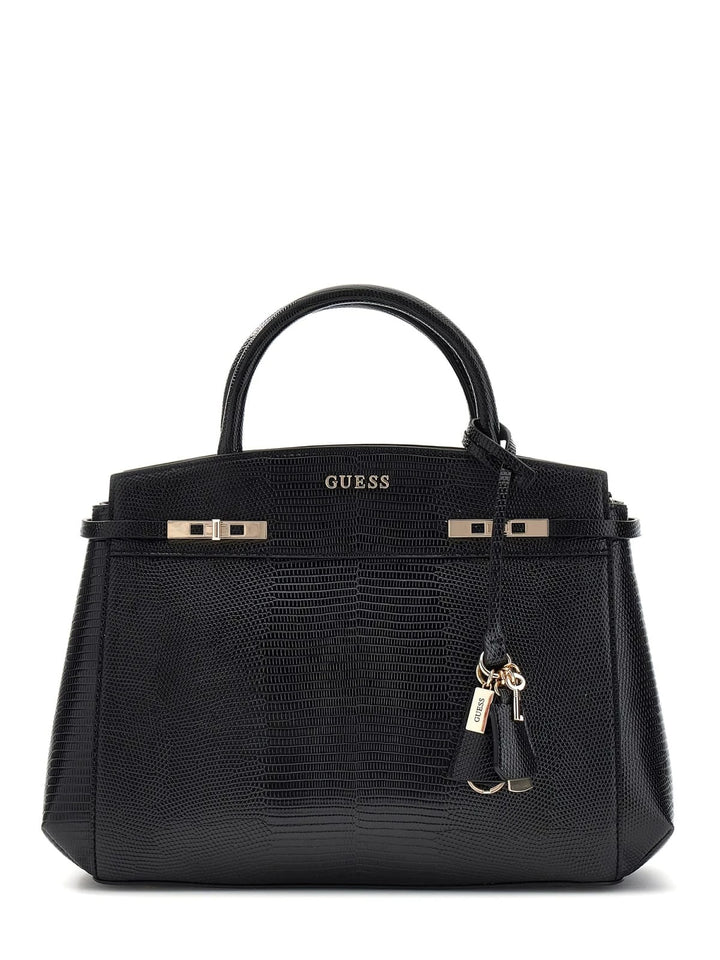 Guess Melinda Triple Compartment Crossbody Bag Black KL993306