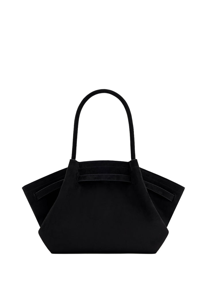JW PEI Cabas Hana Medium Faux Suede Black — vue de dos