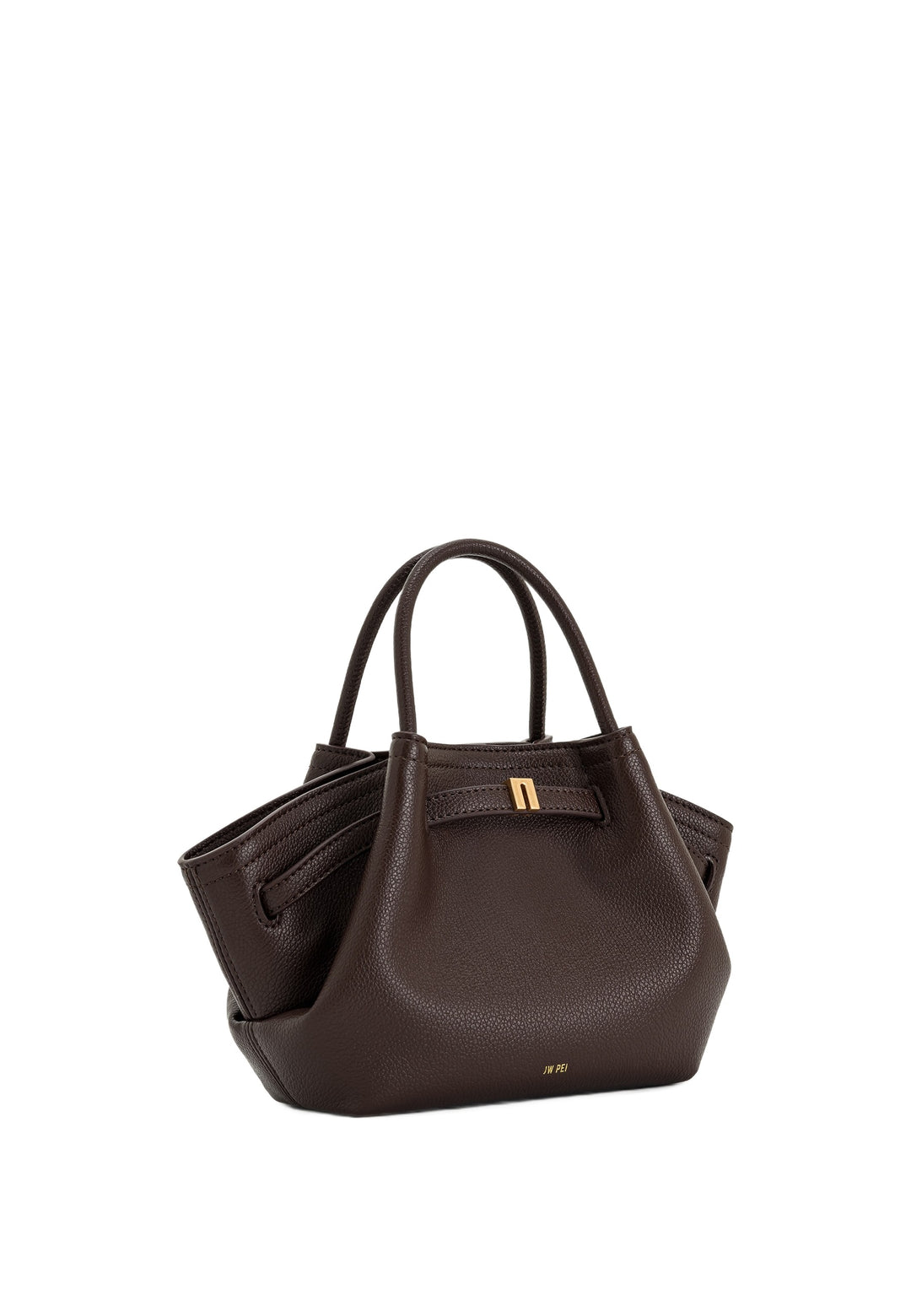 JW PEI Cabas Hana Mini Dark Brown — vue de côté