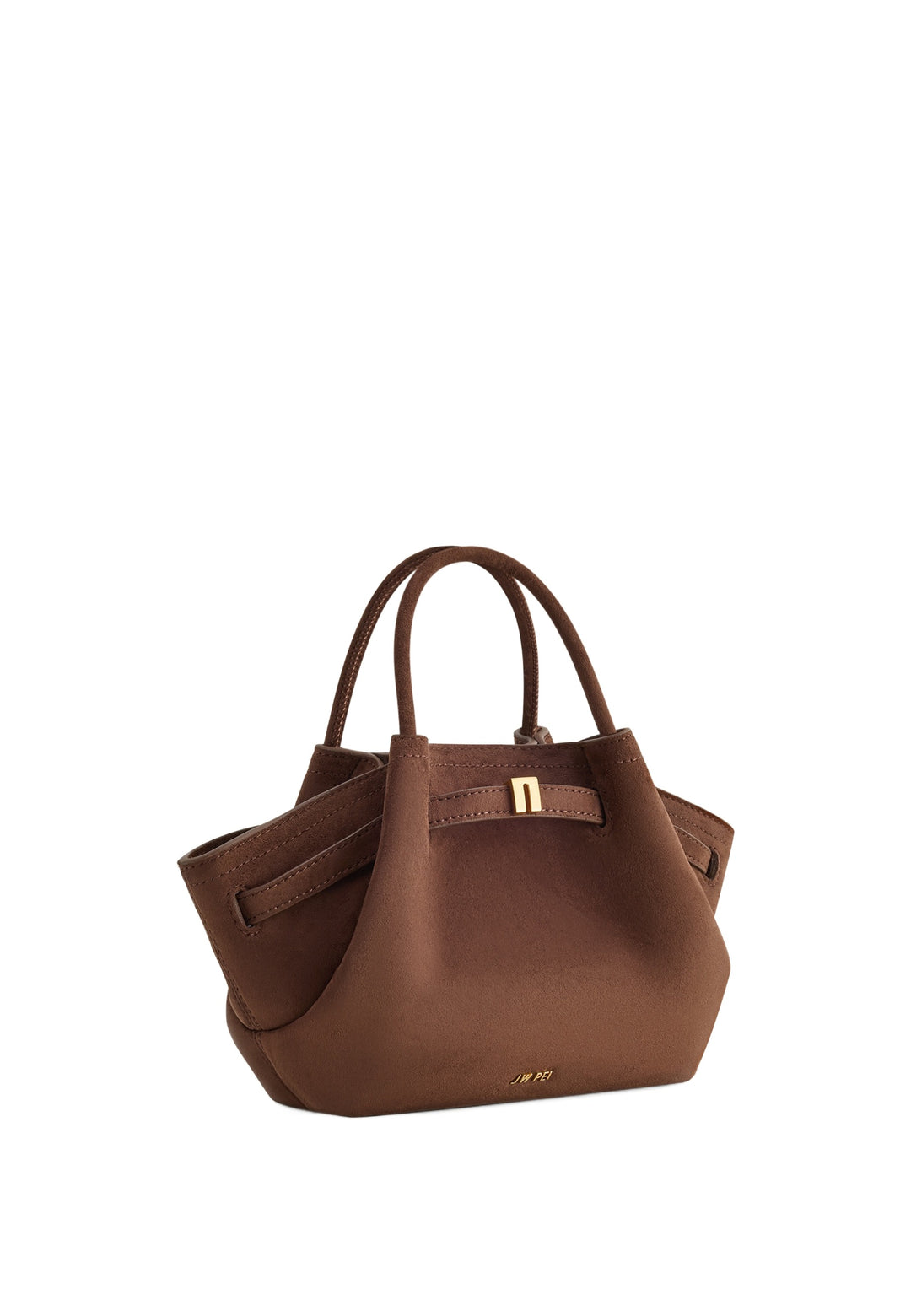 JW PEI Cabas Hana Mini Mocha Brown — vue de côté