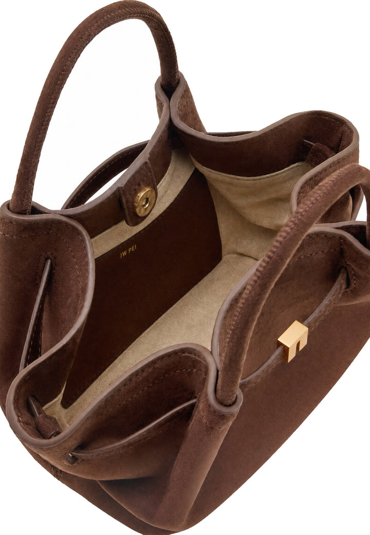 JW PEI Cabas Hana Mini Mocha Brown — vue intérieure