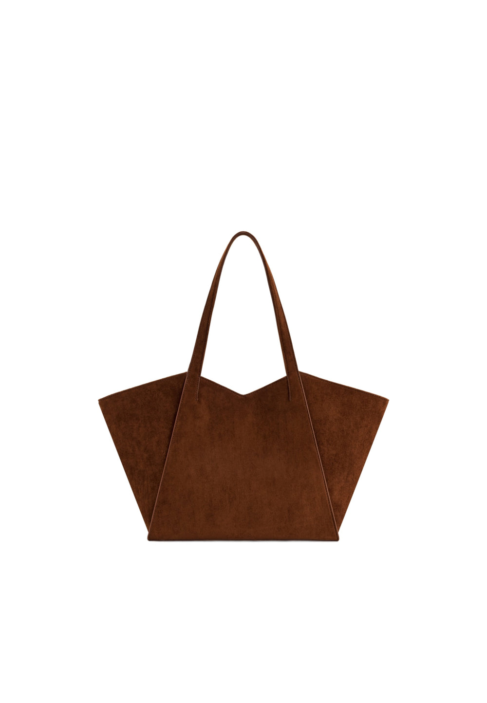 Cabas JW PEI Kiana Dark Brown, porté main, vue de face