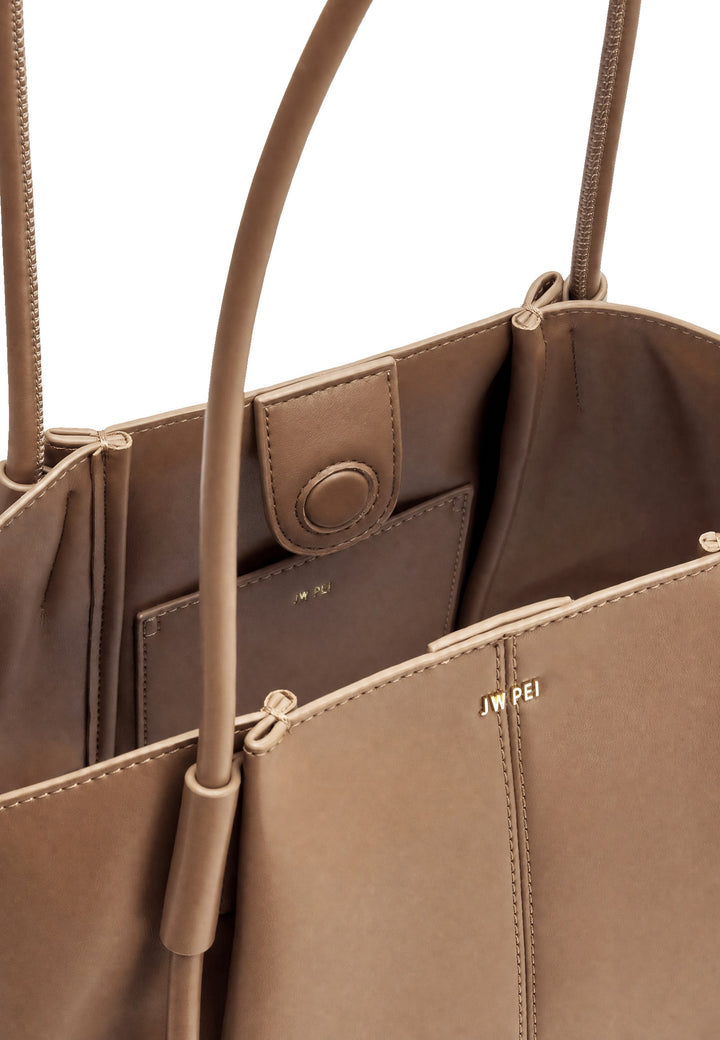 JW PEI Cabas Nala Wide Clay Brown — vue intérieure