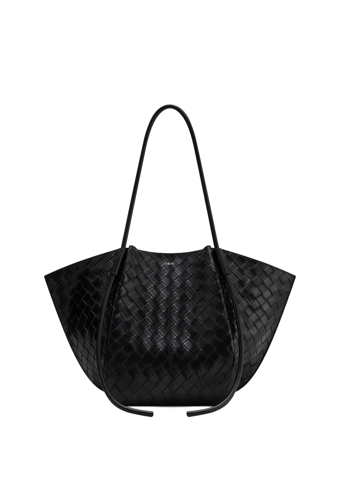 JW PEI Cabas Nala Wide Tressé Black — vue de face