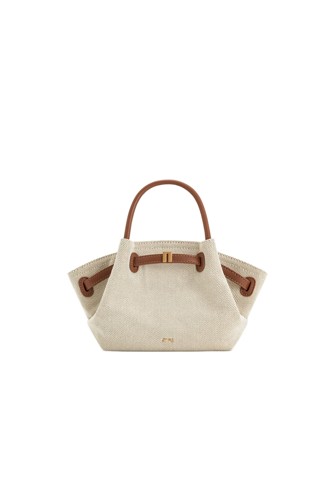 Cabas JW PEI Hana en toile marron — vue de face