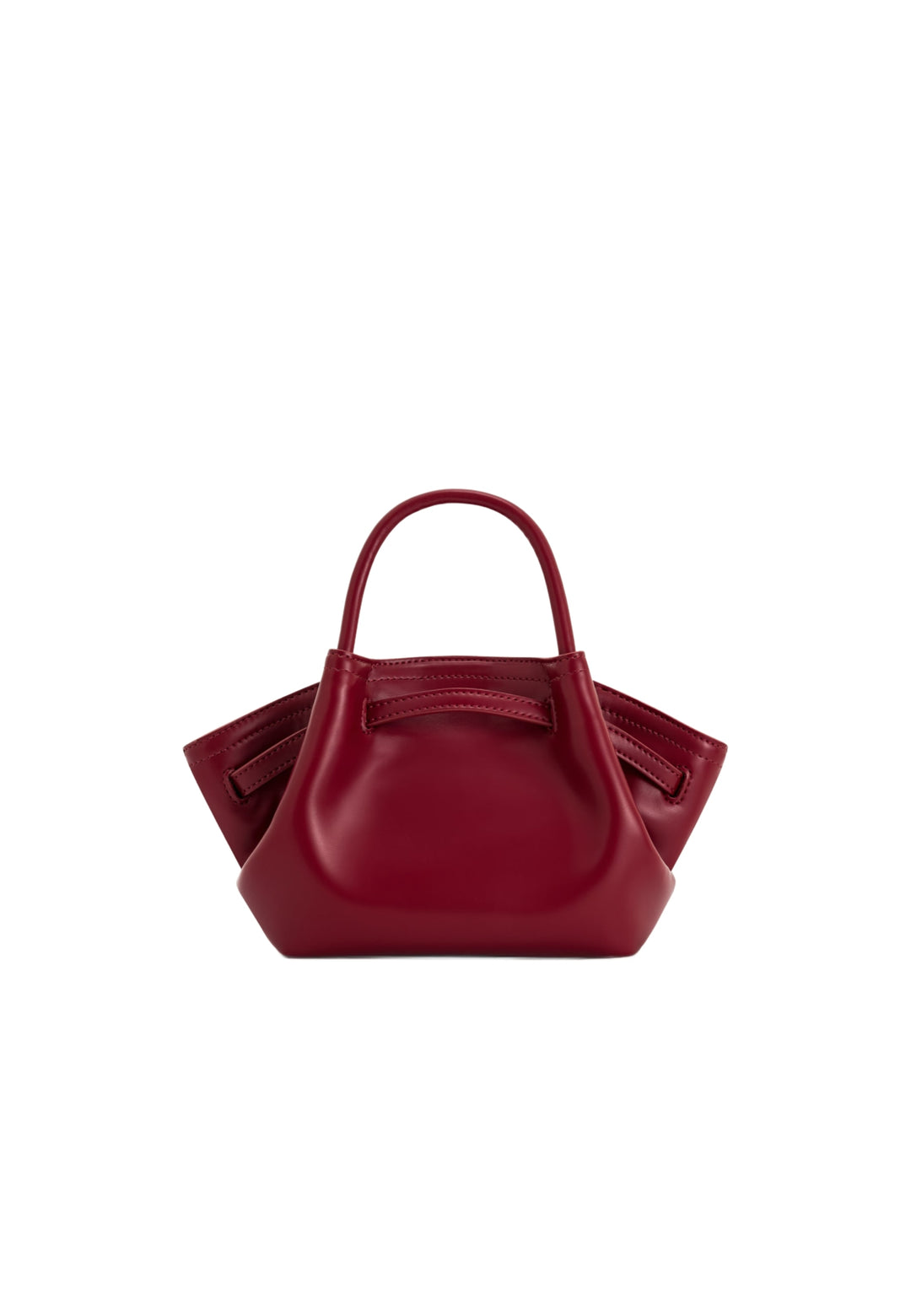Cabas / Shopping JW PEI Hana Claret rouge — vue de face, simili cuir