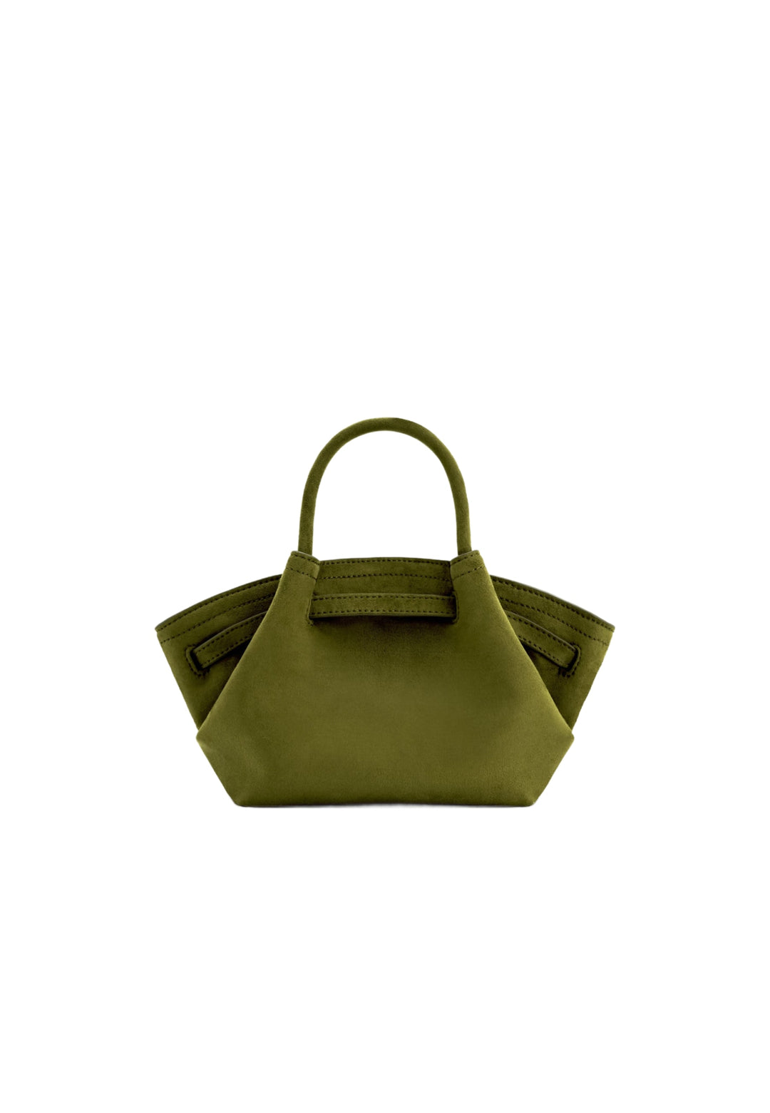 Cabas JW PEI Hana Dark Olive porté main, vue de face