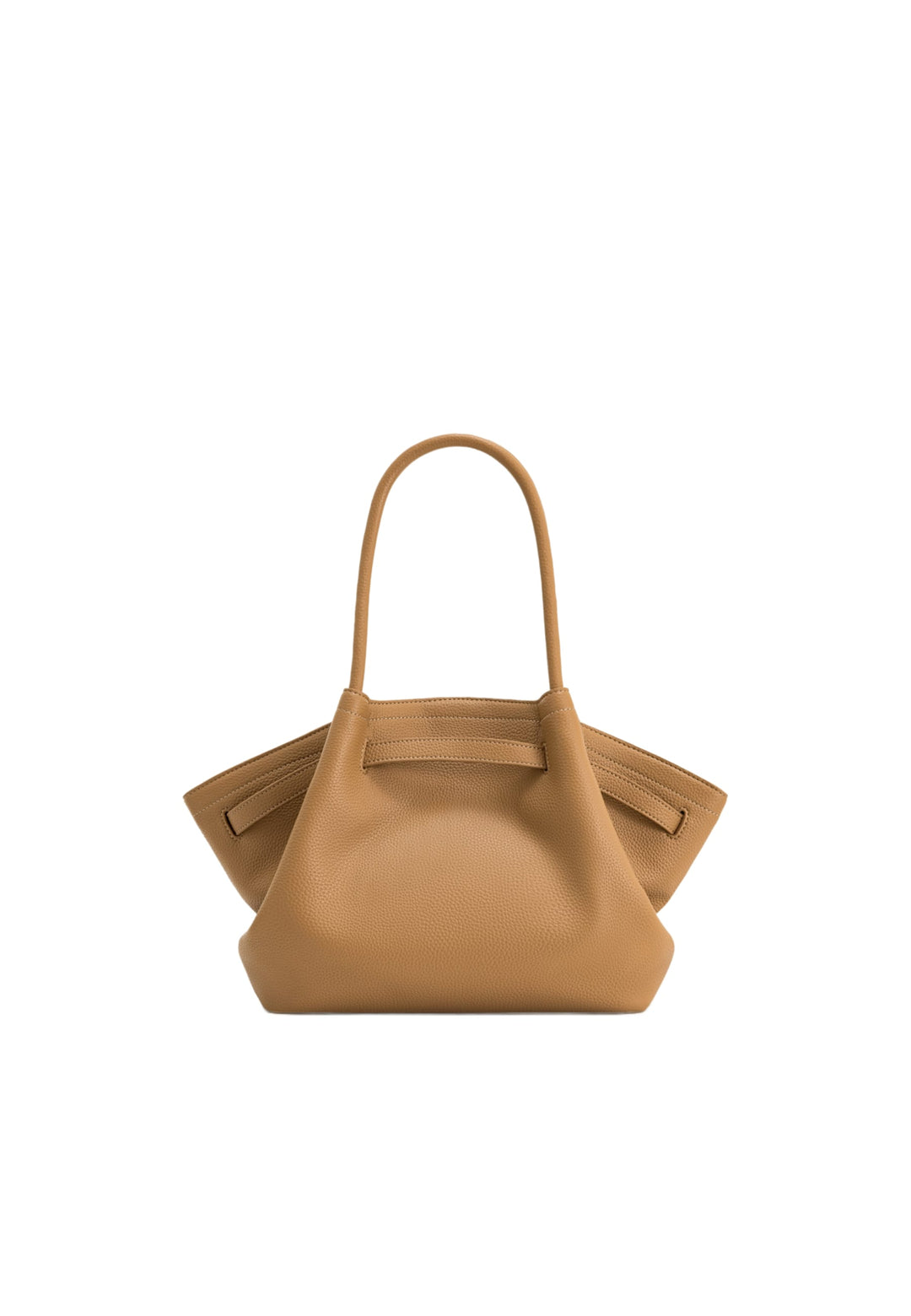 Cabas JW PEI Hana Latte Color porté main, en simili cuir grainé beige