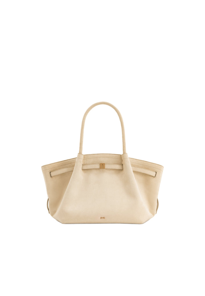 Cabas / Shopping JW PEI Hana Off White — vue de face, matière suédine