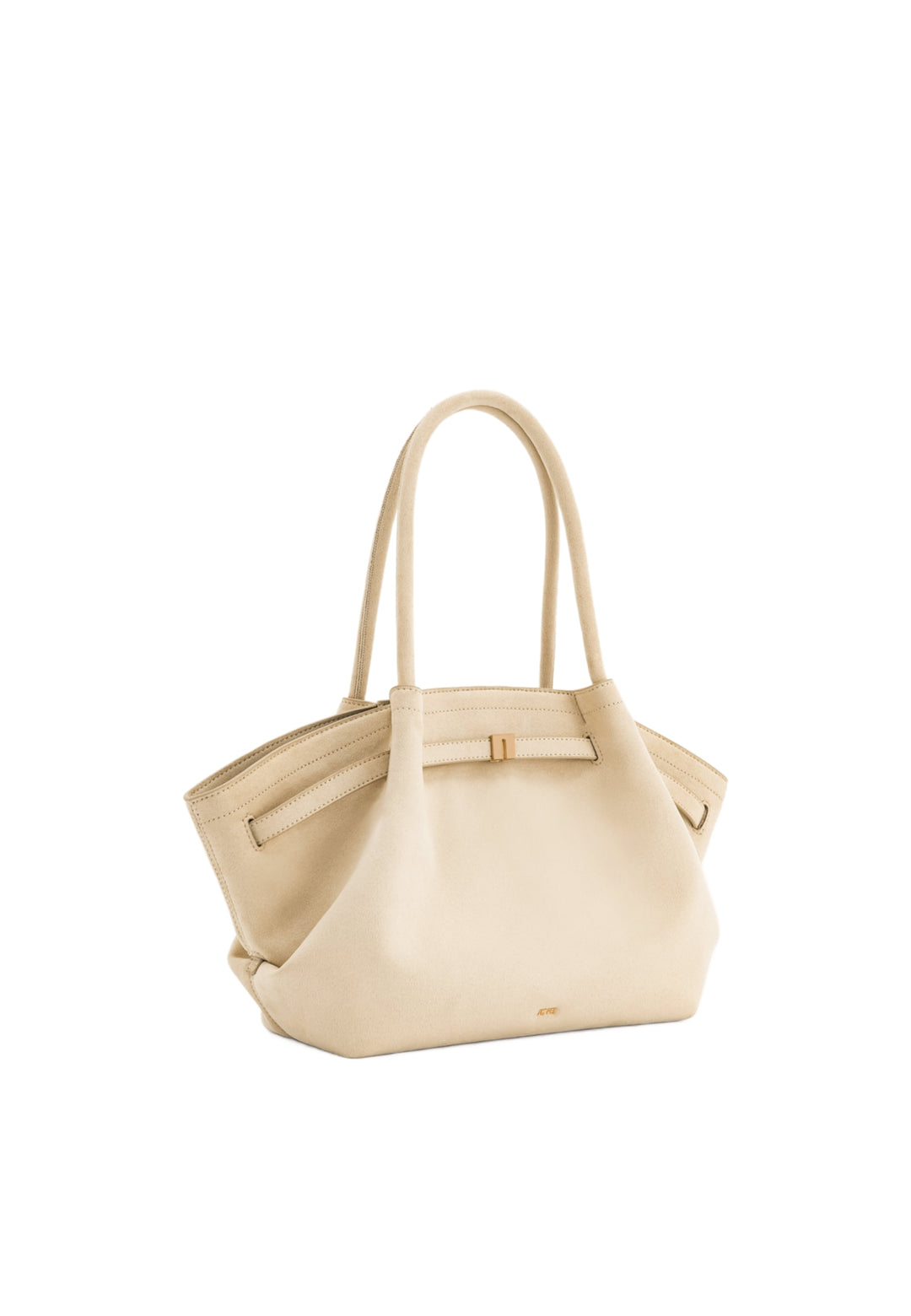 Cabas / Shopping JW PEI Hana Off White en polyester et autres fibres, porté main ou épaule, vu de côté.