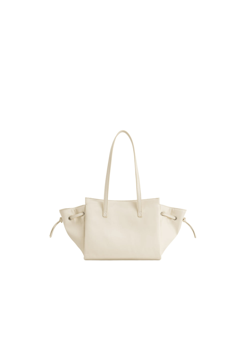 Cabas / Shopping JW PEI Linda blanc — vue de face, simili cuir