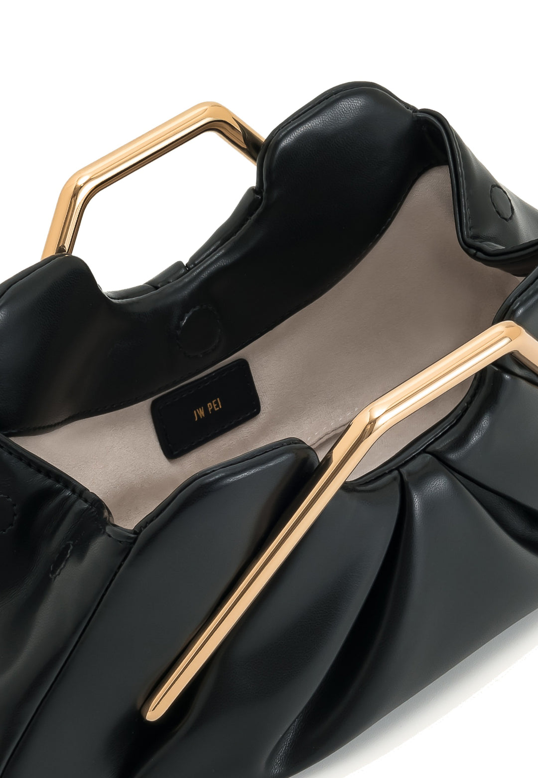 JW PEI Pochette Lila À Fermoir Métallique Black - vue intérieure
