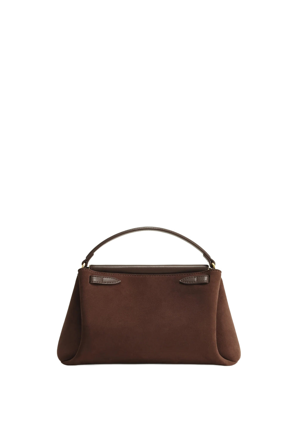 JW PEI Sac à main Carmen Faux Suede Dark Brown — vue de dos
