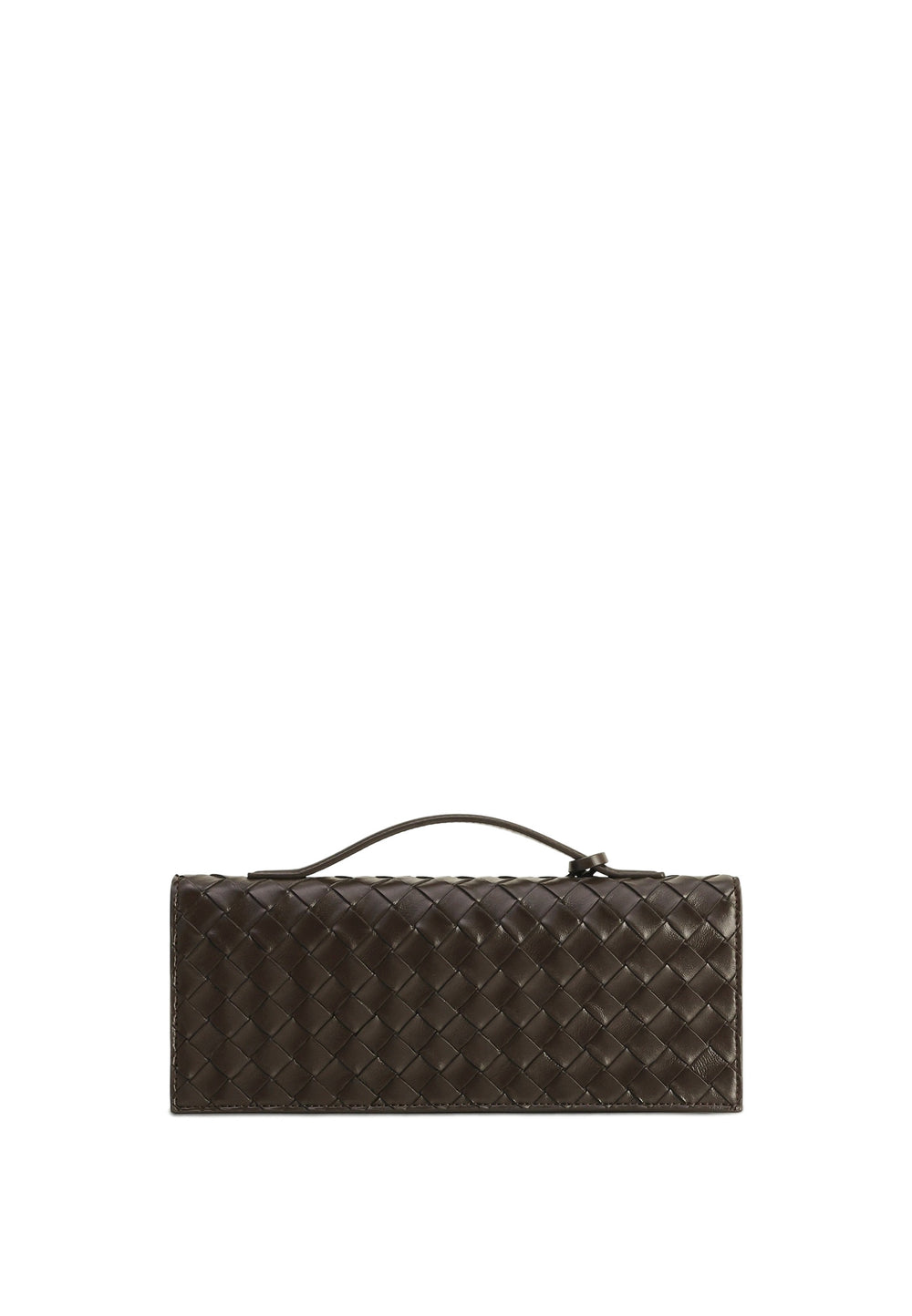 JW PEI Sac à main Celeste Tressé Dark Brown — vue de dos