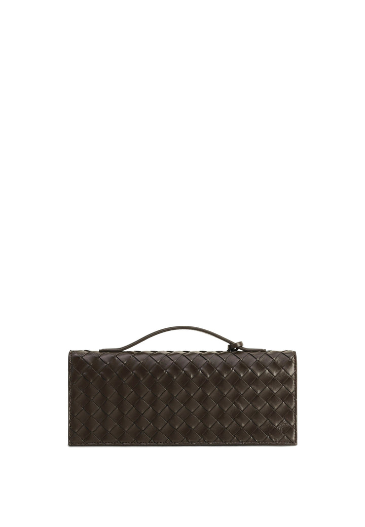 JW PEI Sac à main Celeste Tressé Dark Brown — vue de dos