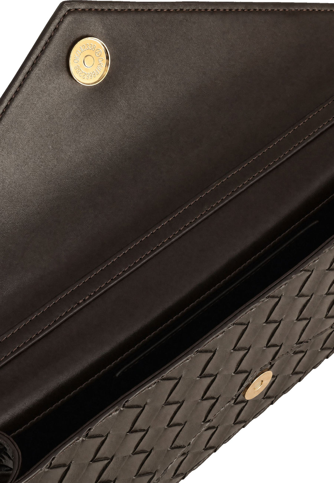 JW PEI Sac à main Celeste Tressé Dark Brown — vue détail