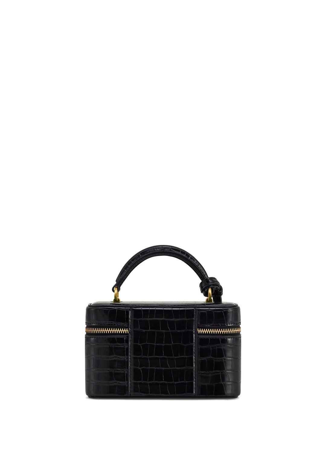 JW PEI Sac à main Cleo Black Croc — vue de dos