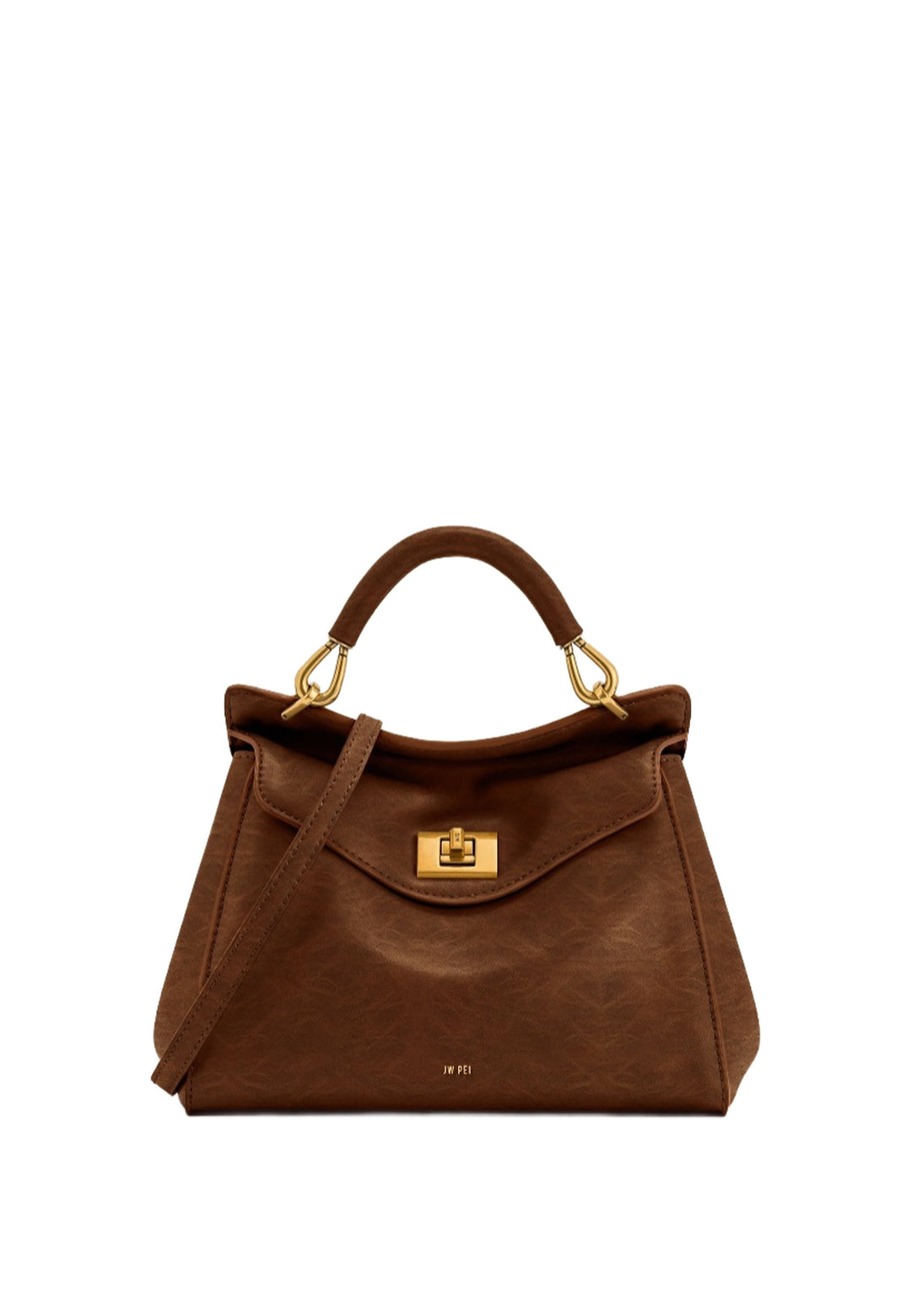 JW PEI Sac à main Lucia Coffee Brown — vue de face
