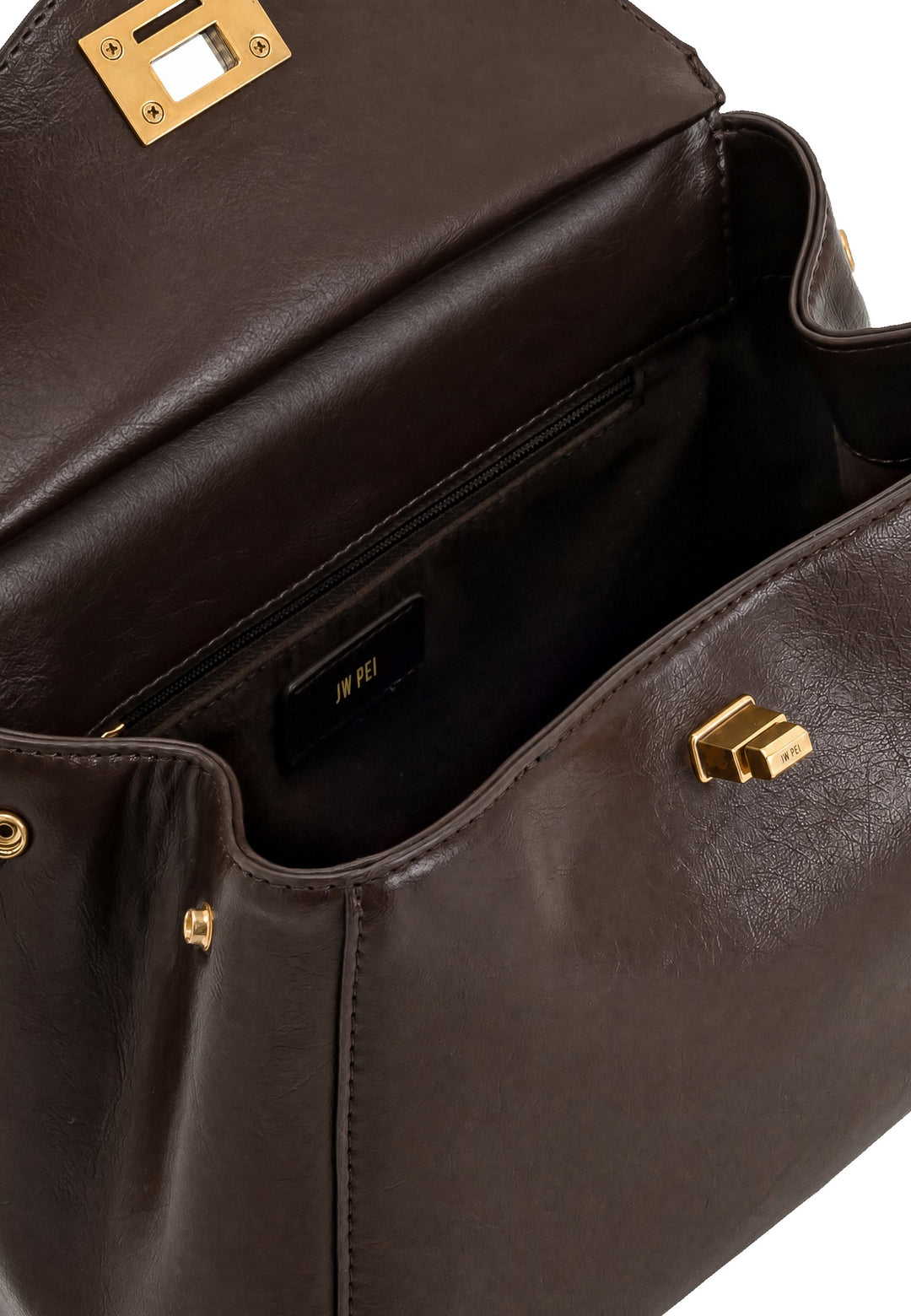 JW PEI Sac à main Lucia Dark Brown — vue intérieure