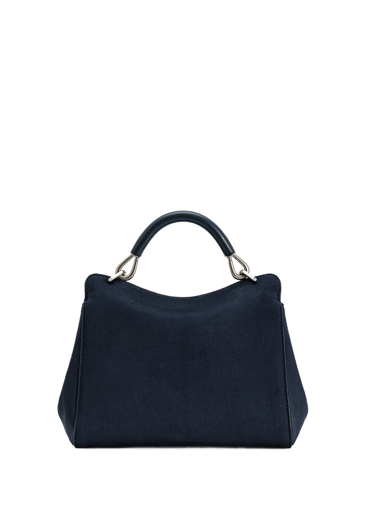 JW PEI Sac à main Lucia Faux Suede Navy Blue — vue de dos