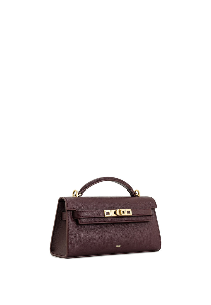 JW PEI Sac à main Noor Deep Burgundy — vue de côté