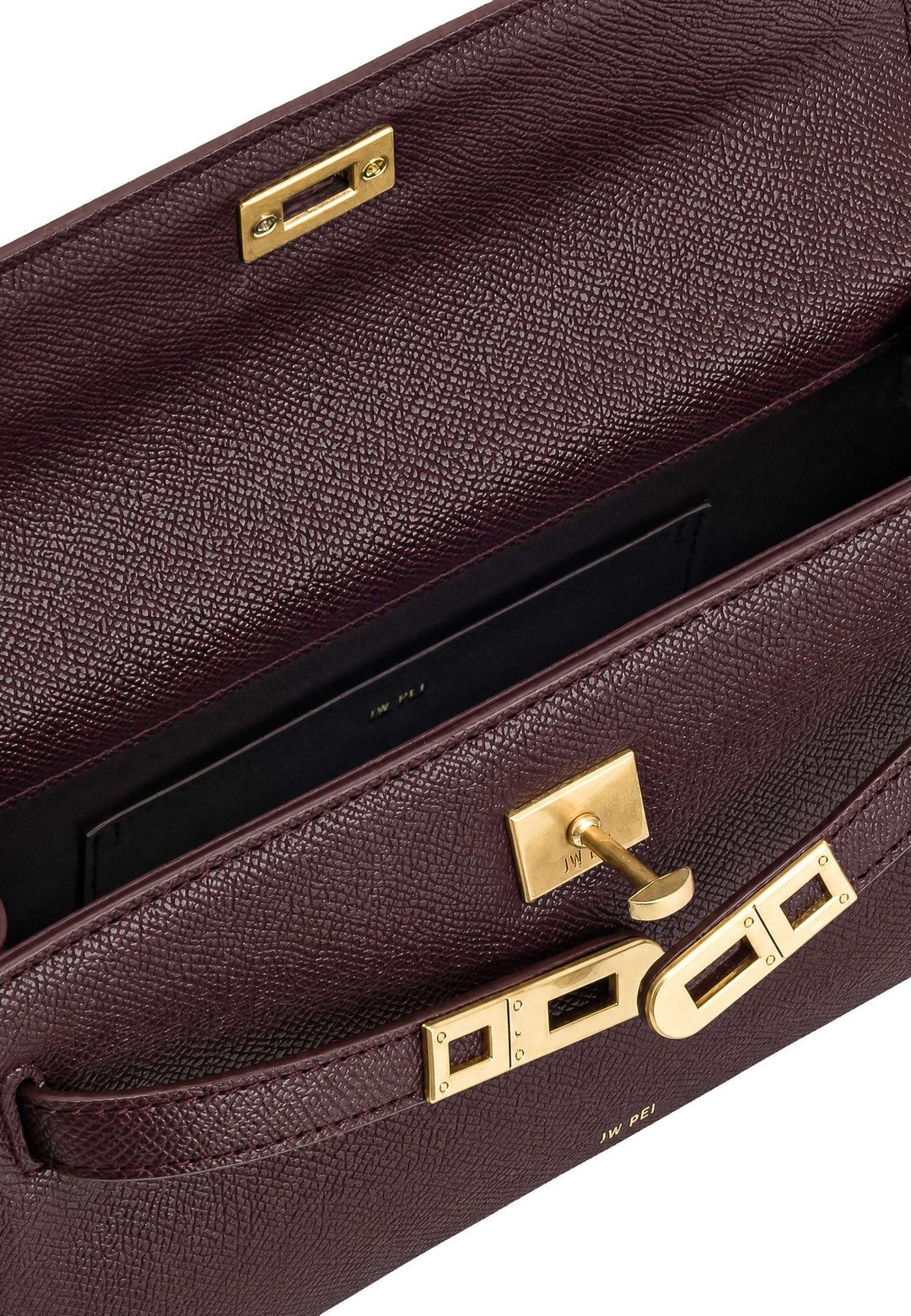 JW PEI Sac à main Noor Deep Burgundy — vue intérieure