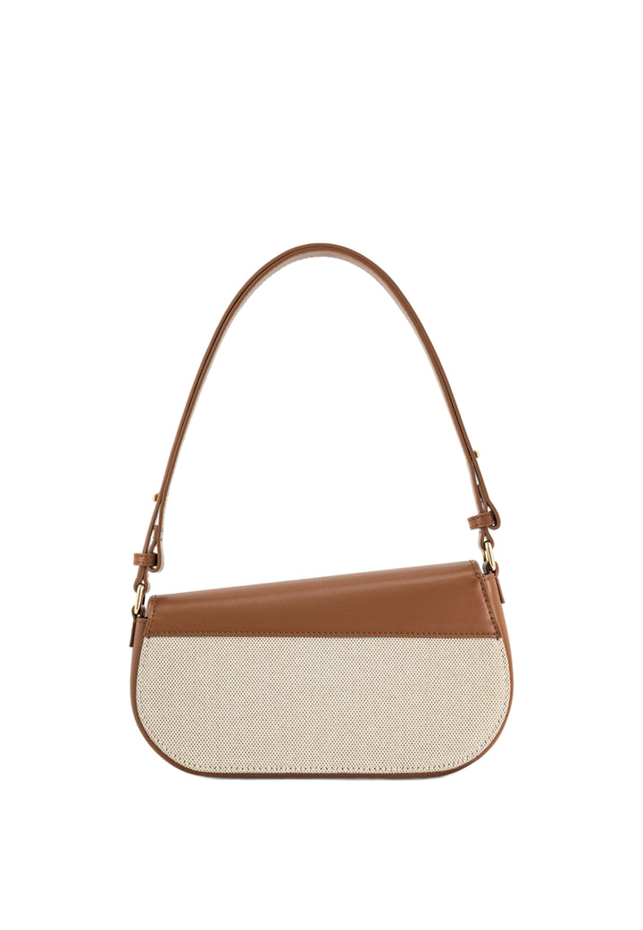 Sac bandoulière JW PEI Addisyn en toile marron — vue de face