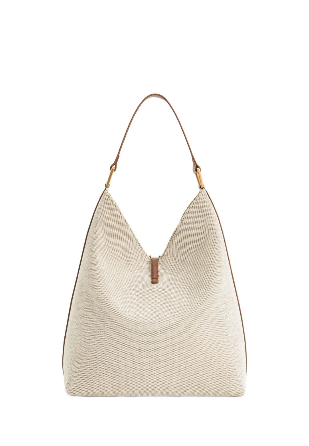 Sac bandoulière JW PEI Aria en toile marron — vue 3/4