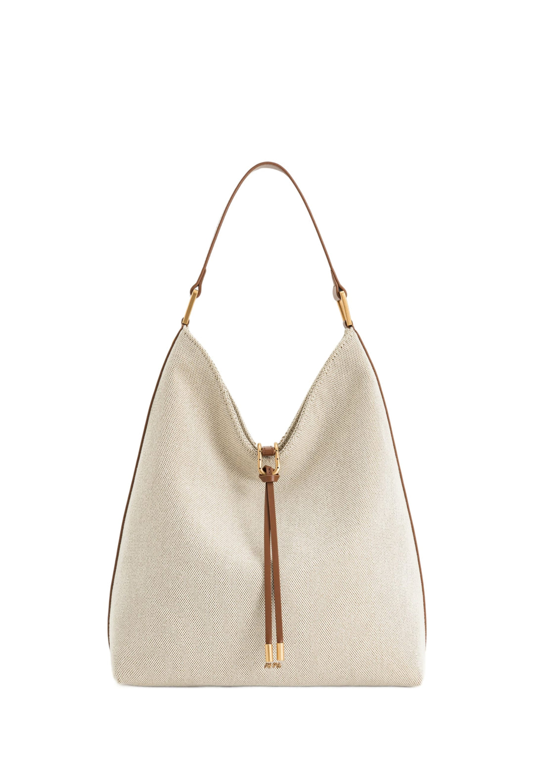 Sac bandoulière JW PEI Aria en toile marron — vue de face