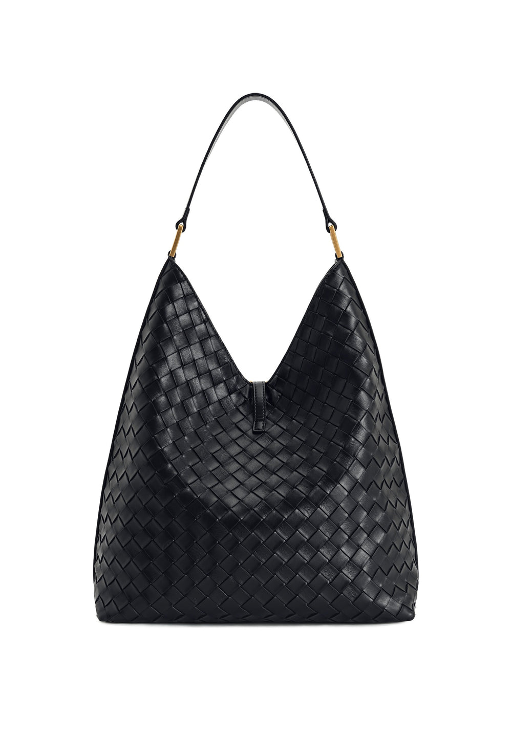 JW PEI Sac Bandoulière Aria Tressé Black — vue de dos