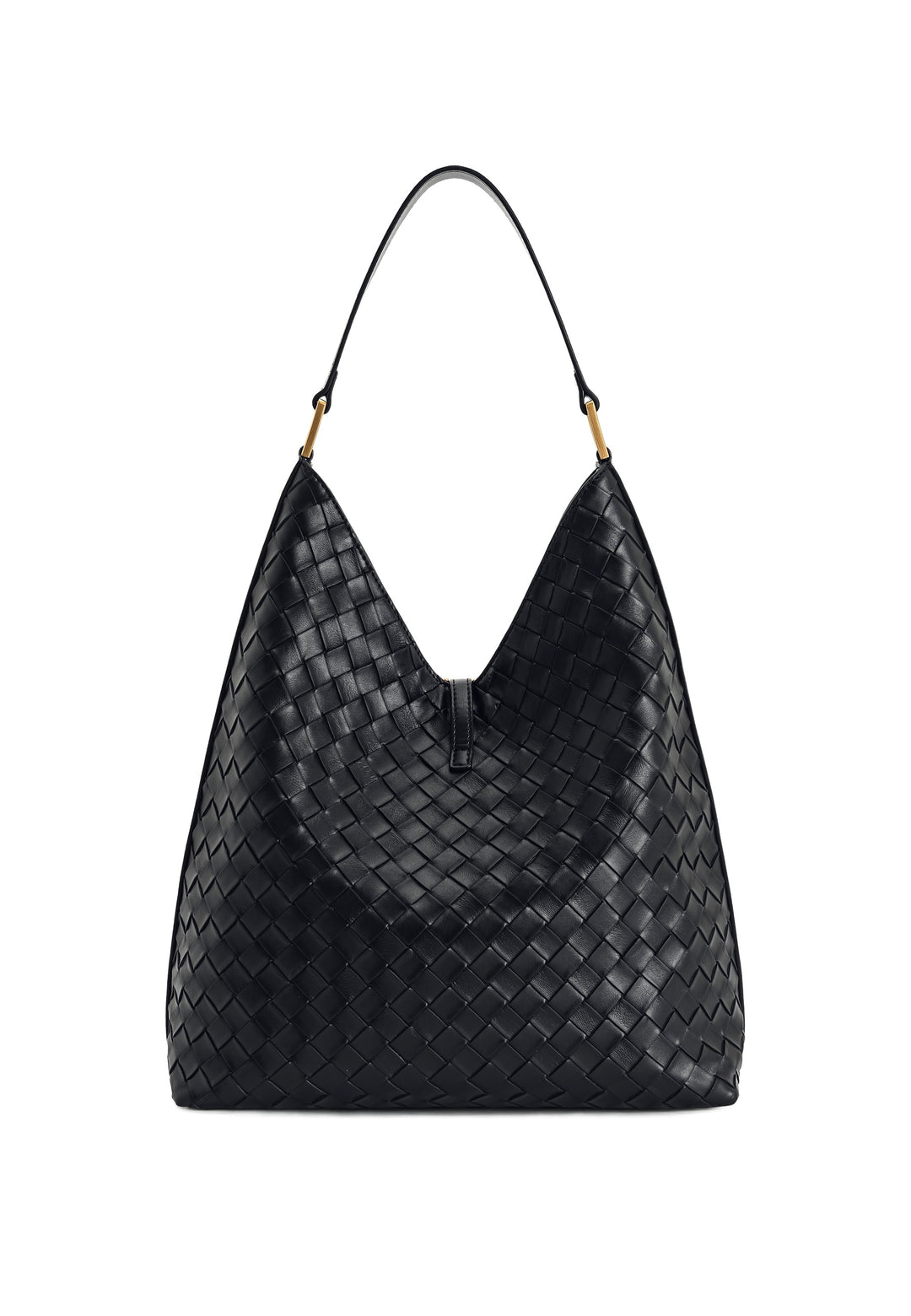 JW PEI Sac Bandoulière Aria Tressé Black — vue de dos