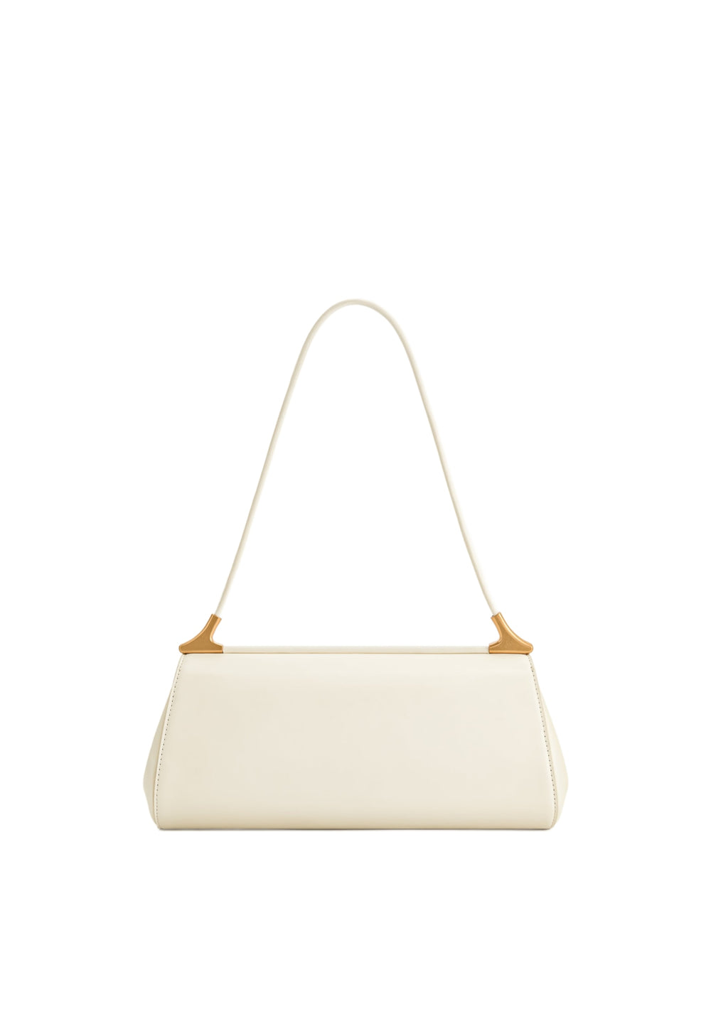 Sac bandoulière JW PEI Eloise blanc, porté épaule, fermeture magnétique, simili cuir