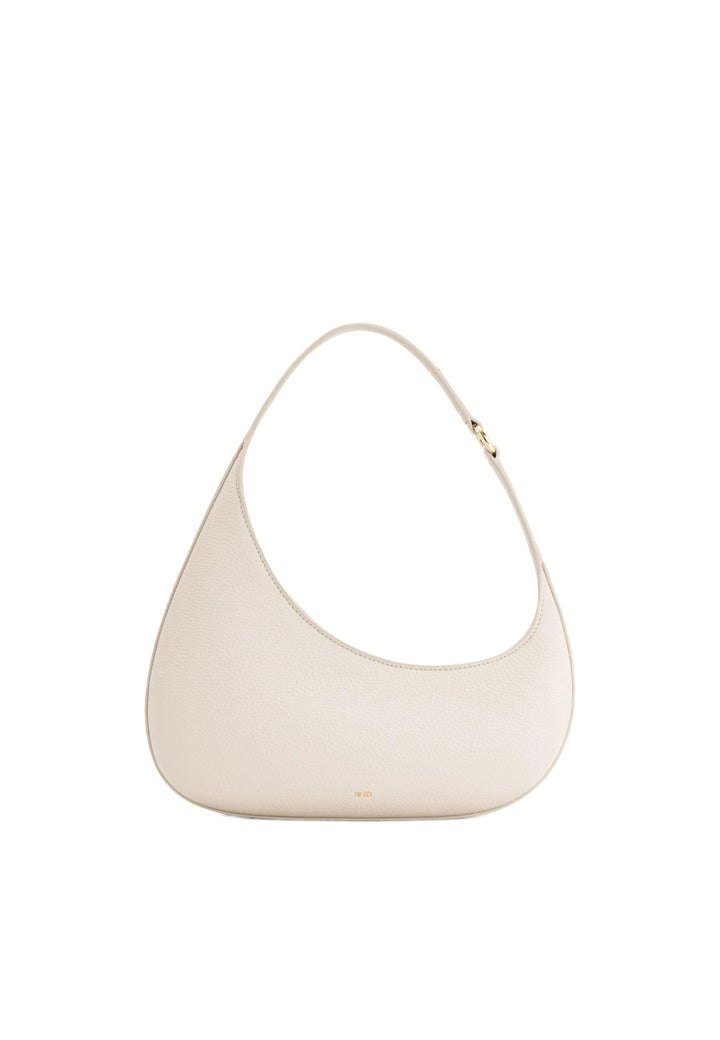 Sac bandoulière JW PEI Harlee Ivory — vue de face, simili cuir grainé