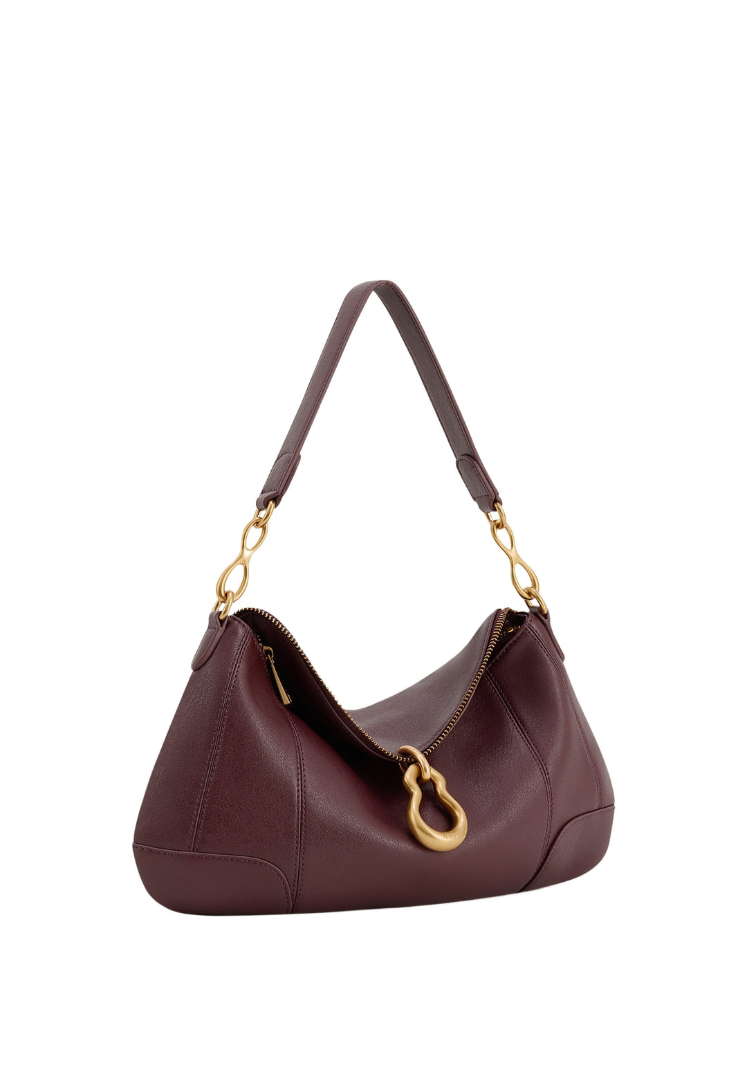 JW PEI Sac Bandoulière Jayla Deep Burgundy — vue de côté