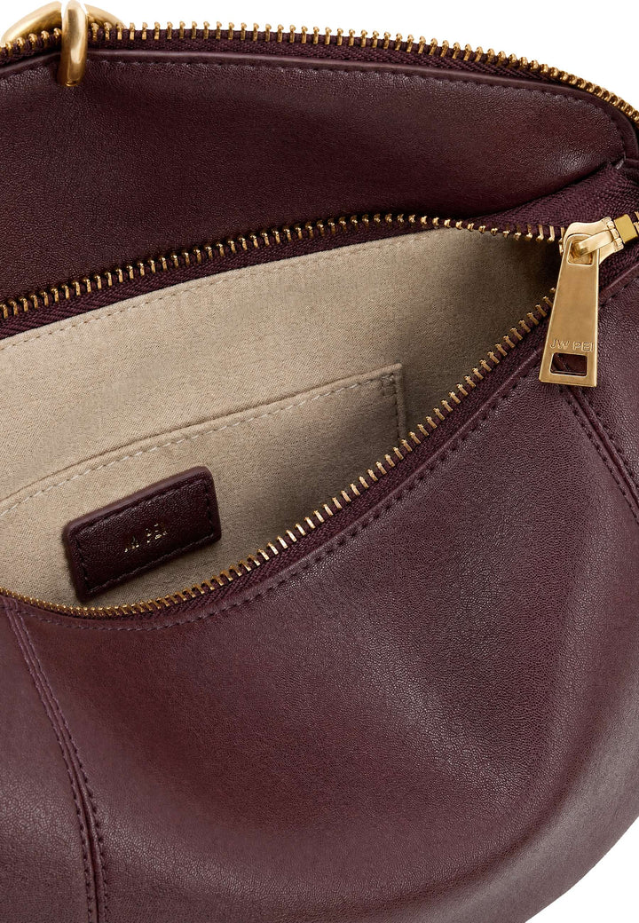 JW PEI Sac Bandoulière Jayla Deep Burgundy — vue détail