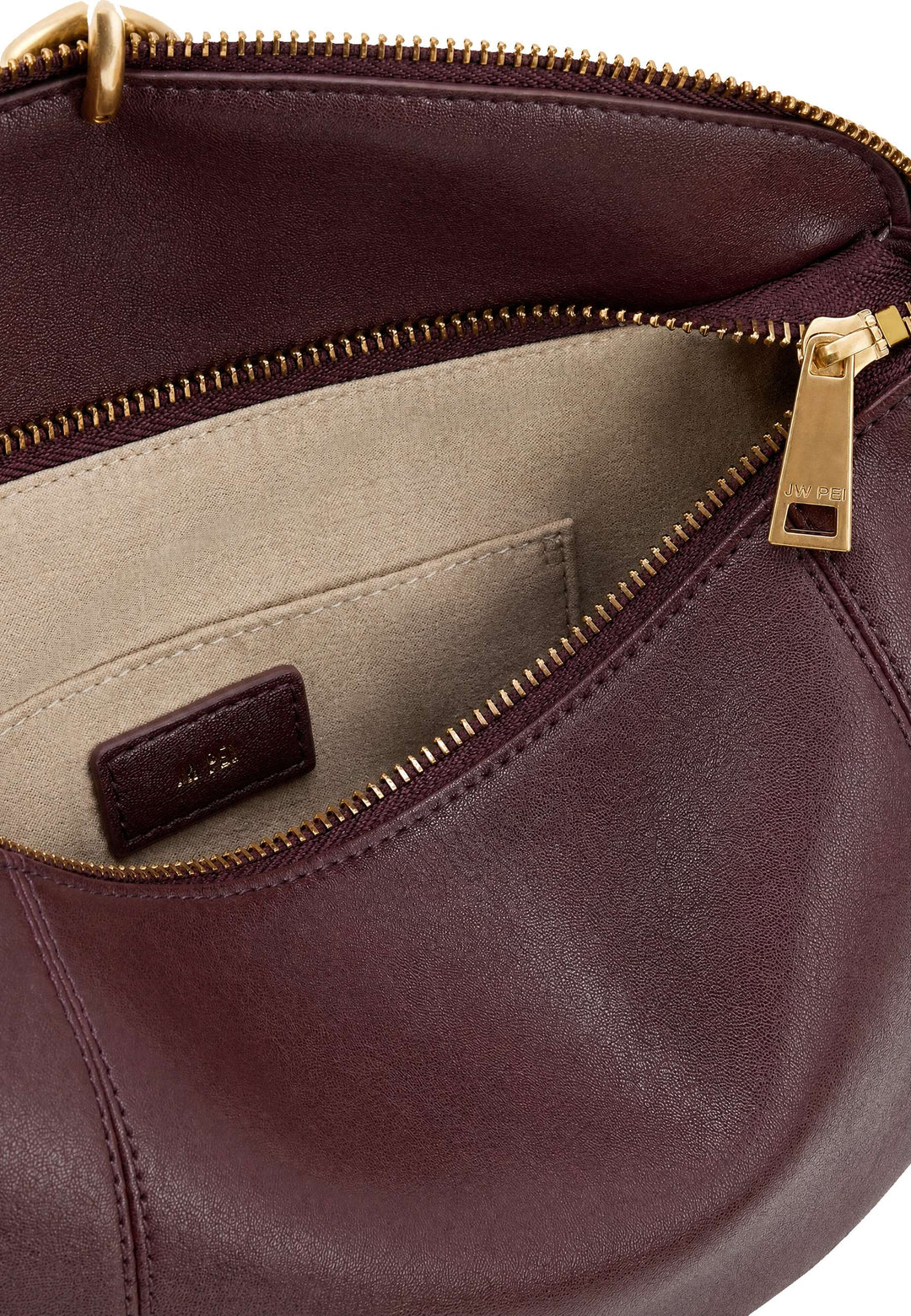 JW PEI Sac Bandoulière Jayla Deep Burgundy — vue détail