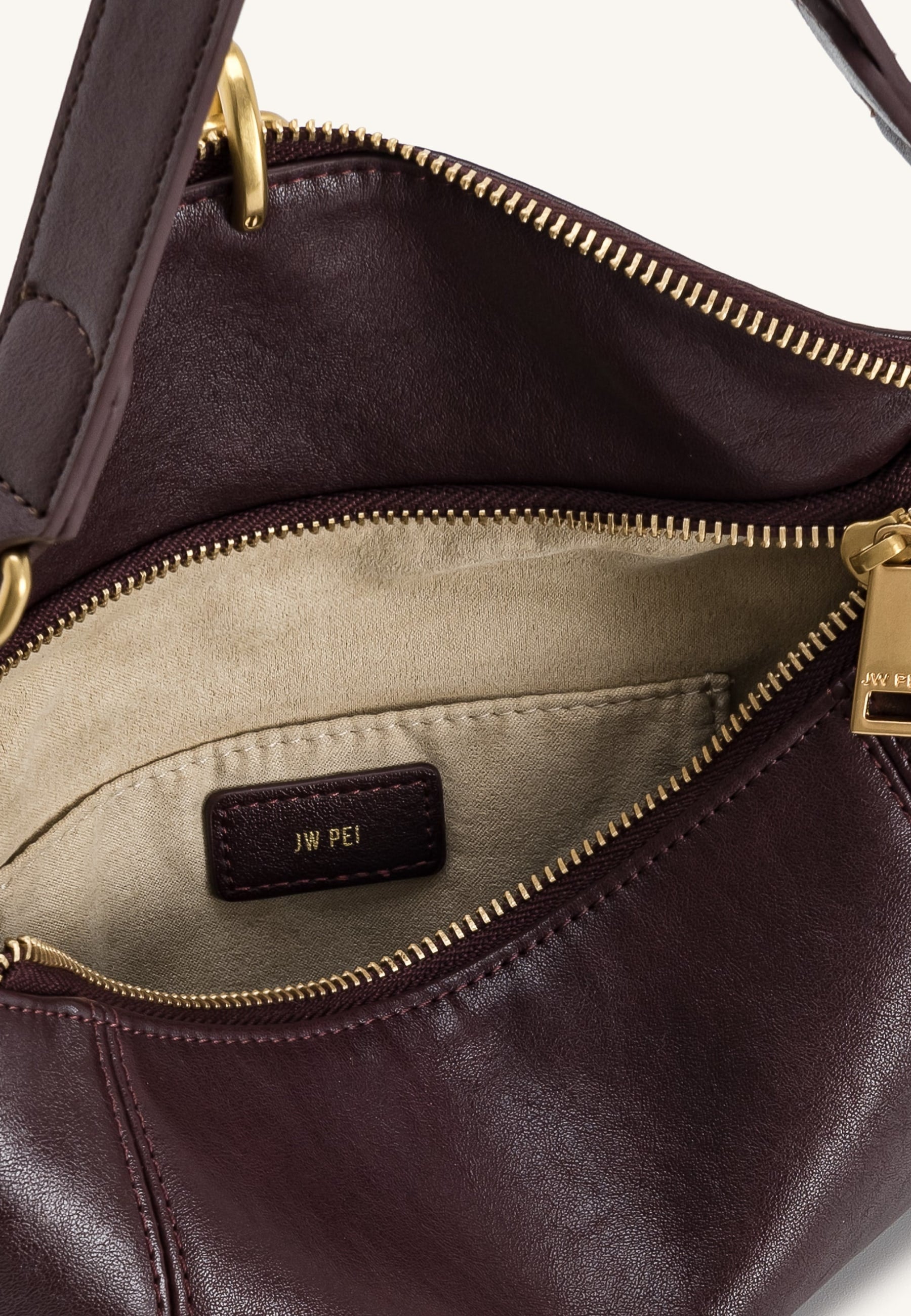 JW PEI Jayla Shoulder Bag — Deep Red – Lucky Bag