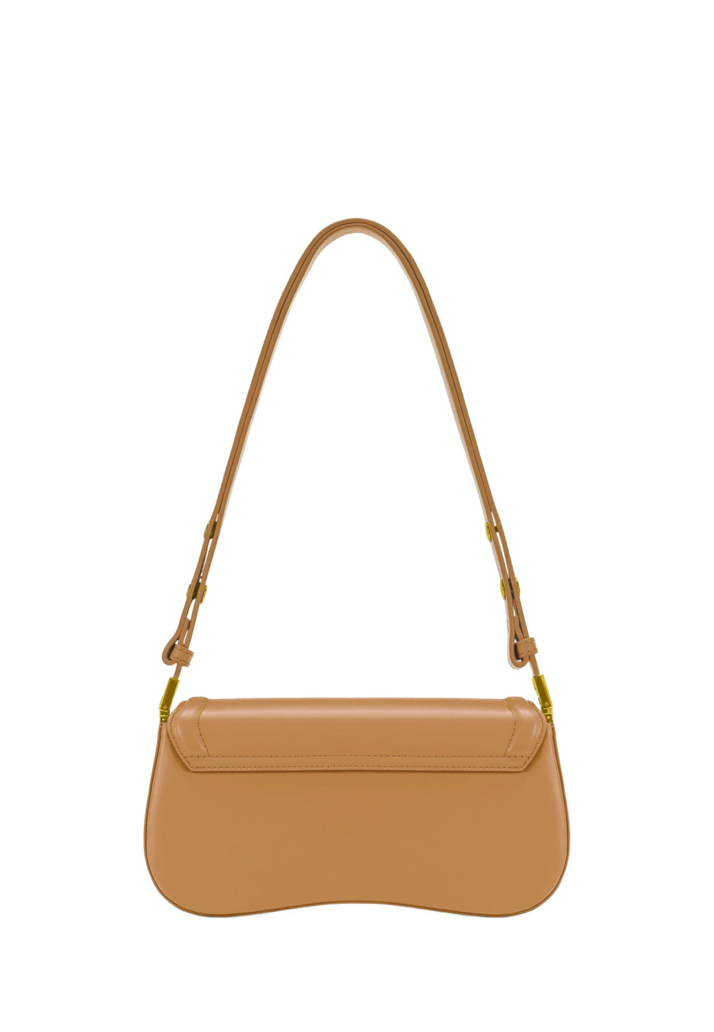 Sac bandoulière JW PEI Joy Acorn Brown — vue de dos, simili cuir lisse