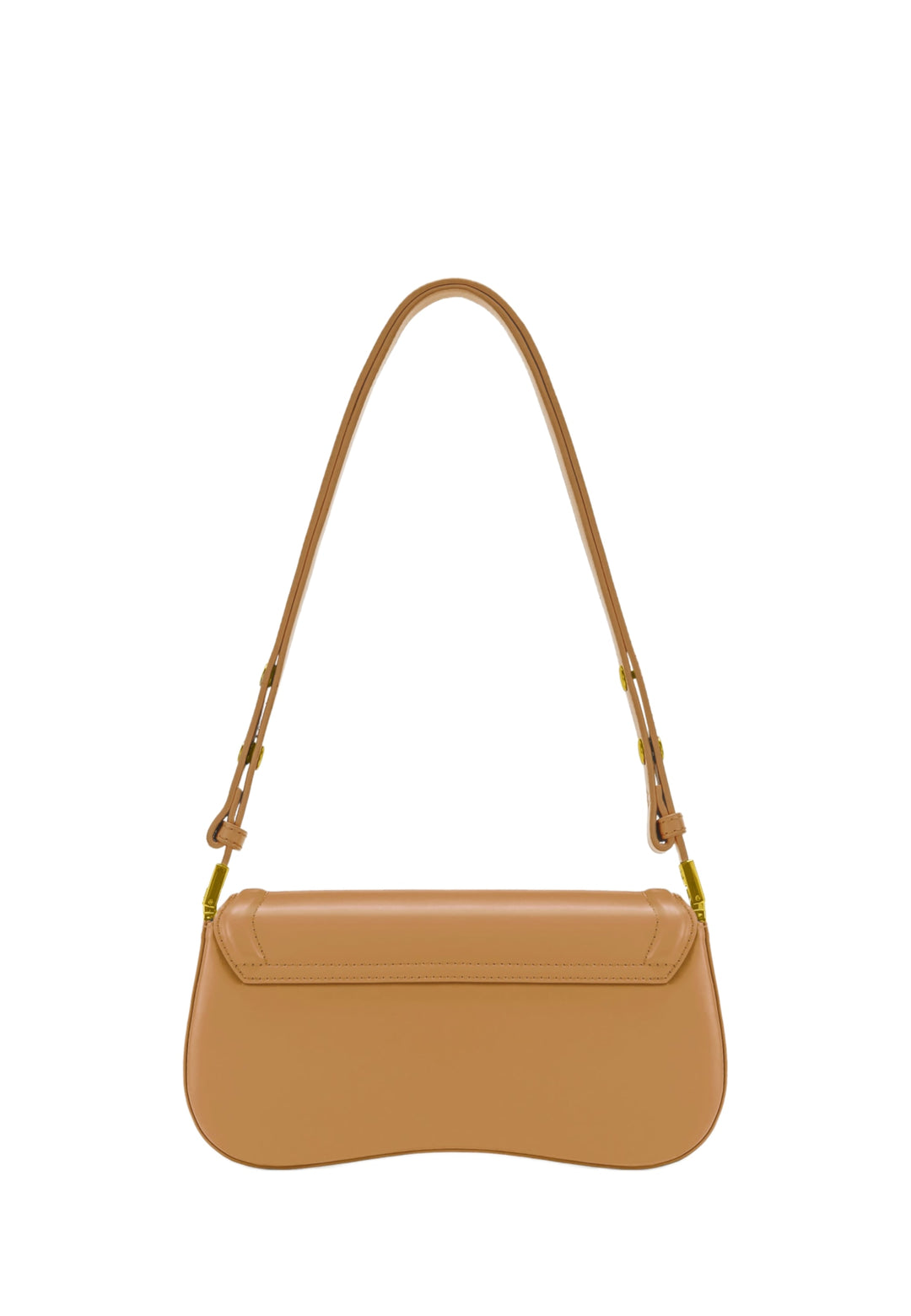 Sac bandoulière JW PEI Joy Acorn Brown — vue de dos, simili cuir lisse