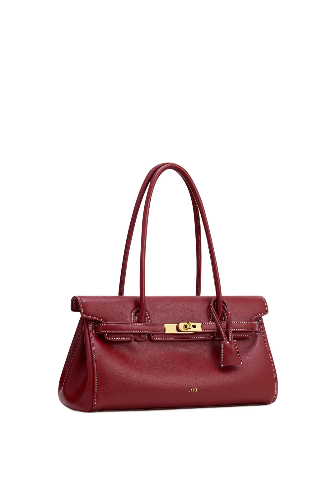 JW PEI Sac Bandoulière Yara Burgundy — vue de côté