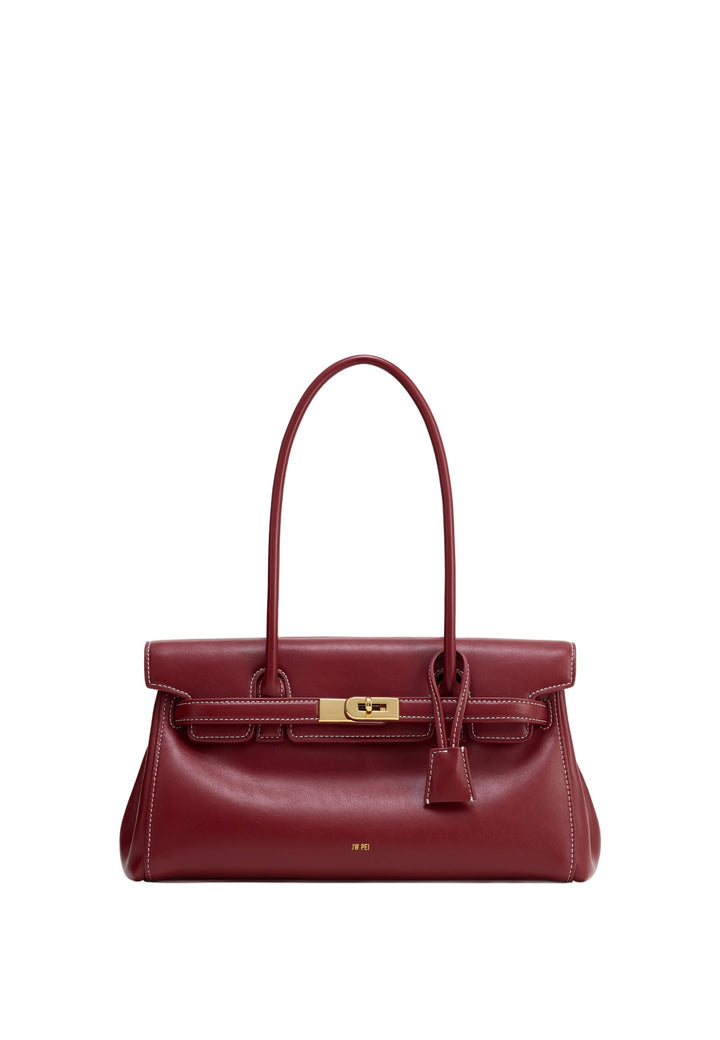 JW PEI Sac Bandoulière Yara Burgundy — vue de face