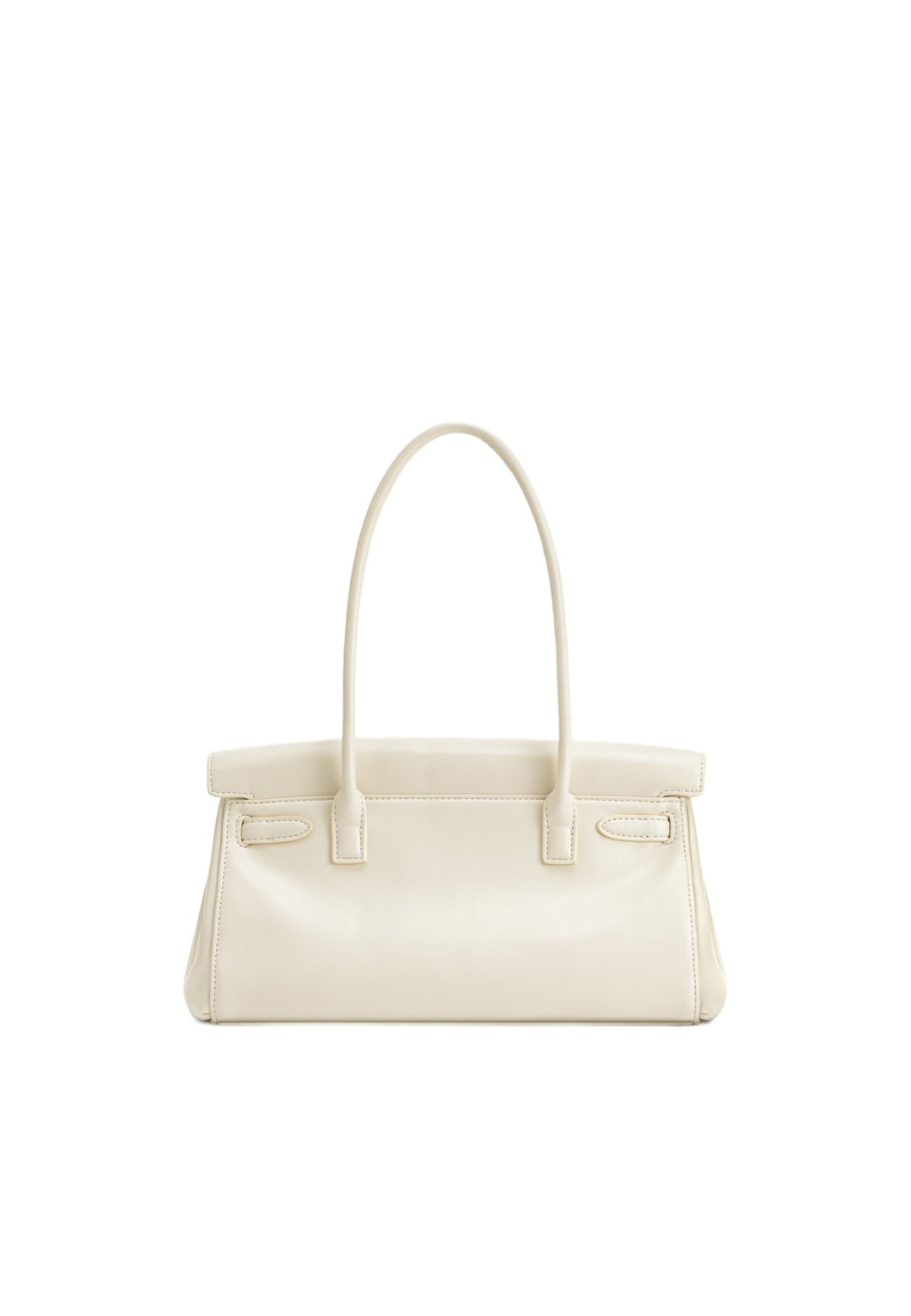 Sac bandoulière JW PEI Yara blanc — vue 3/4, simili cuir lisse