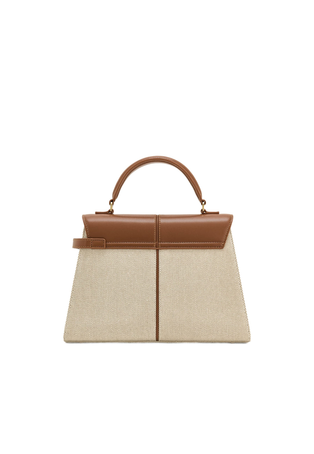 Sac à main JW PEI Elise en toile marron, vue de face
