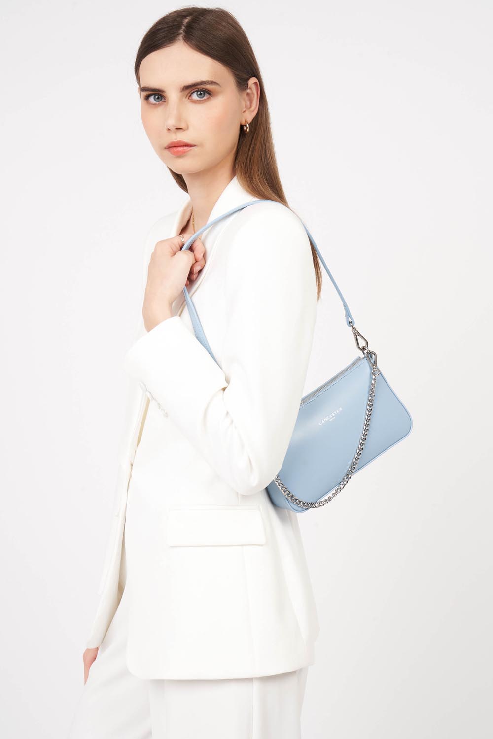 Lancaster Suave Even Leather Bag Camel – gedroen