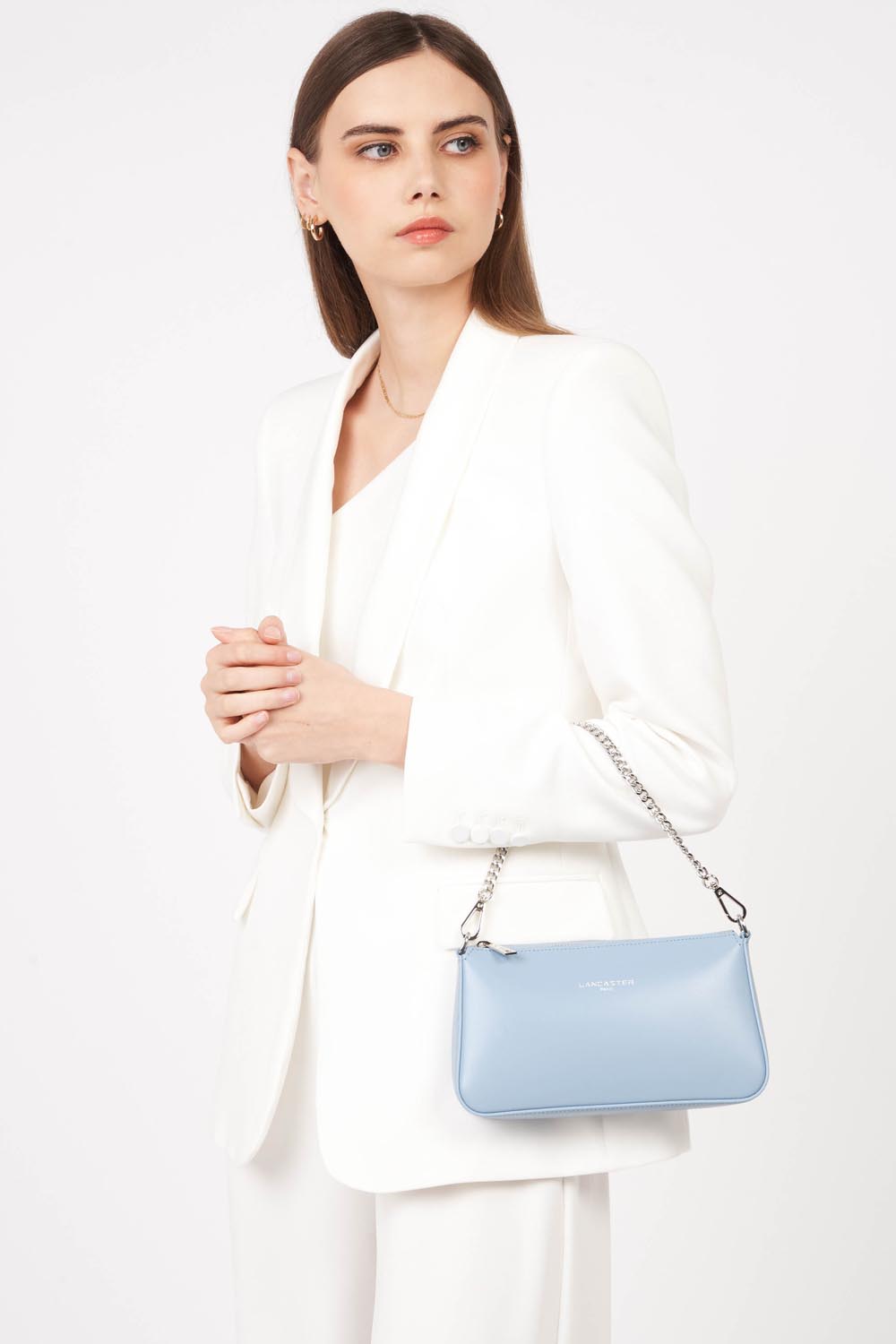 Lancaster Suave Even Leather Bag Camel – gedroen