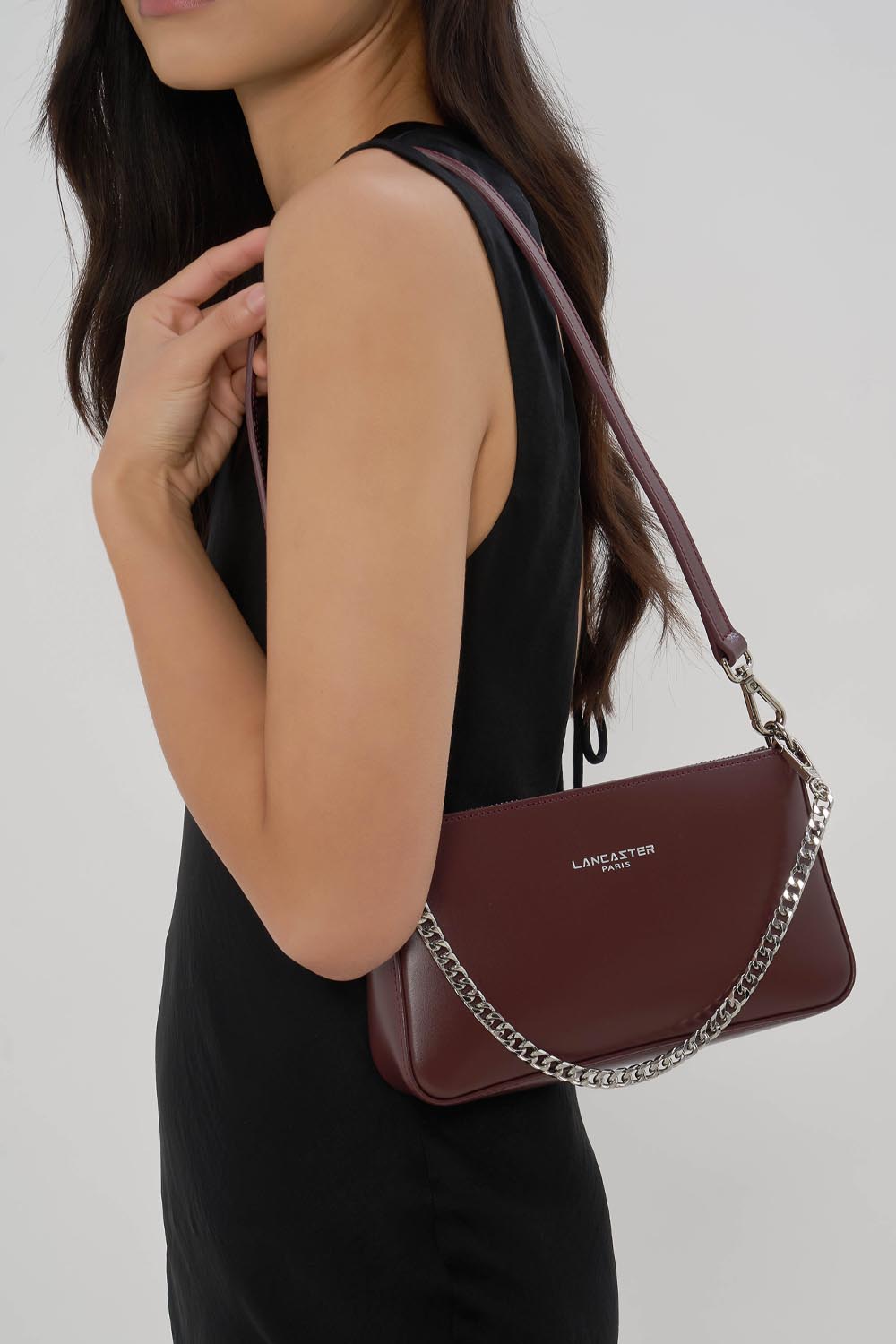 Lancaster Suave Even Leather Bag Camel – gedroen