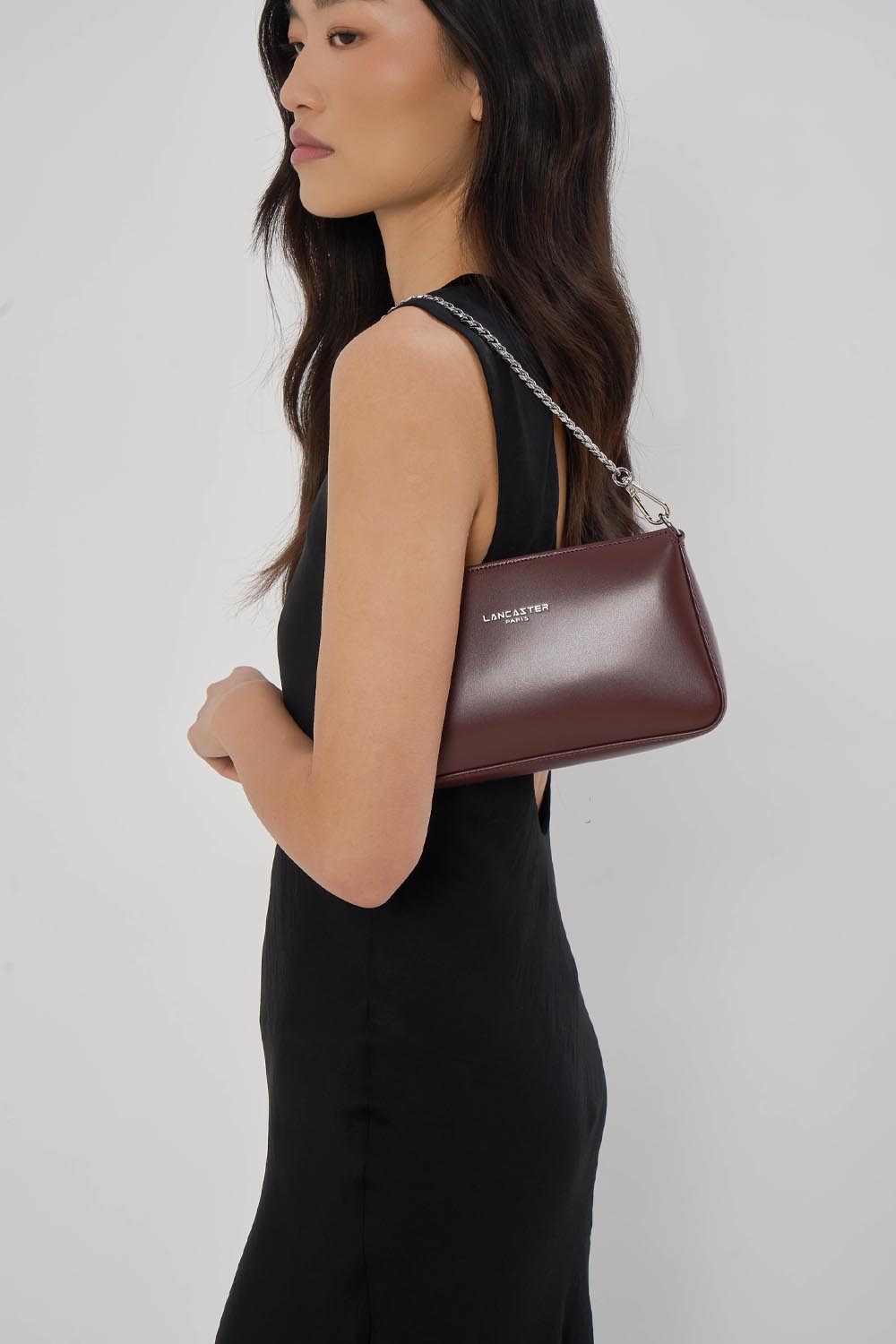 Lancaster Suave Even Leather Bag Camel – gedroen