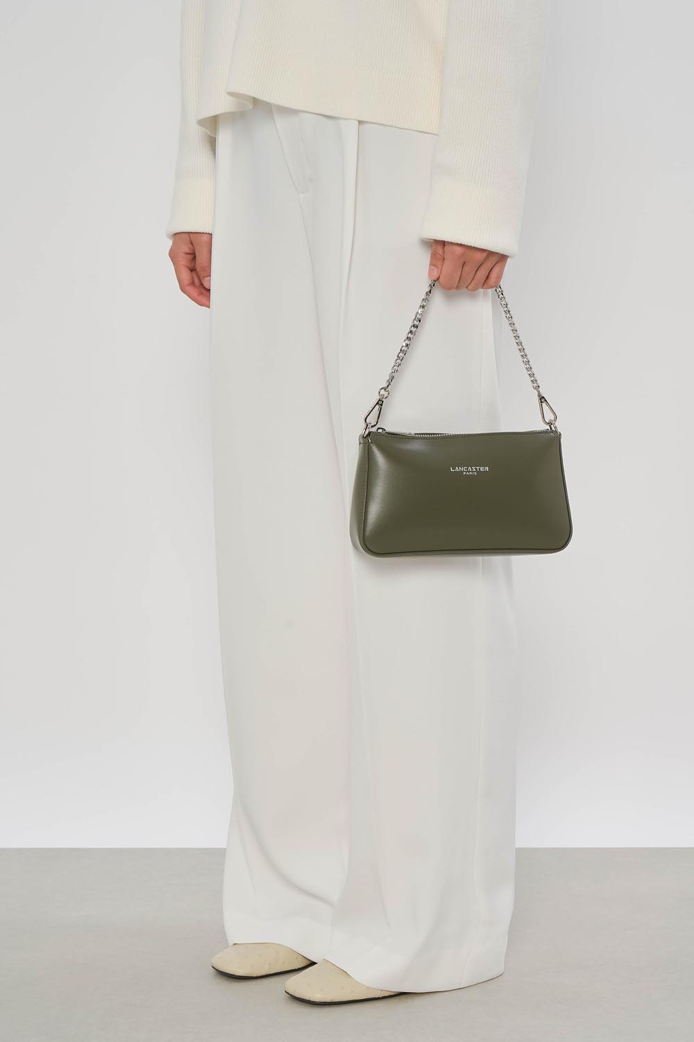 Lancaster Suave Even Leather Bag Camel – gedroen