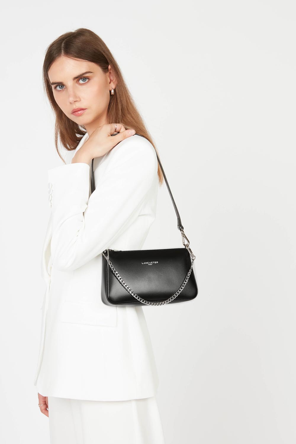 Lancaster Suave Even Leather Bag Camel – gedroen